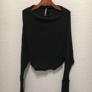 Free people Navy Thermal Size SMALL